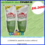COMBO 13 - 2 CERAMICOL AUTOBRILLO INCOLORO x450cm2