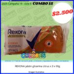 COMBO 15 - ROXANA JABÓN GLICERINA CITRUS x3 x90g
