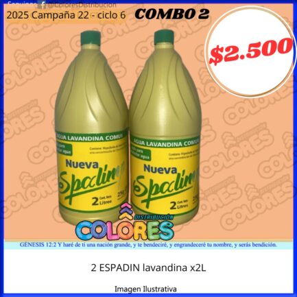 COMBO 2 - 2 ESPADIN LAVANDINA x2L
