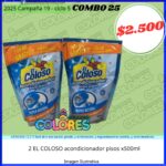 COMBO 25 - 2 EL COLOSO ACONDICIONADOR PISOS x500ml
