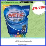 COMBO 41 - NETIC JABÓN LÍQUIDO x3L