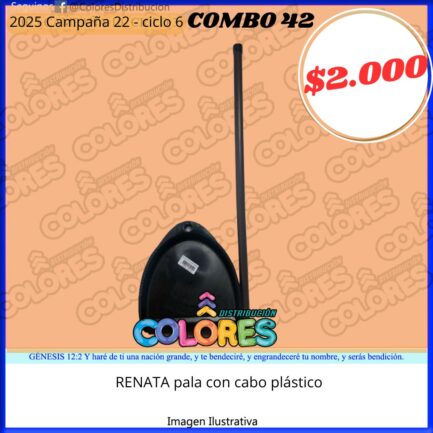COMBO 42 - RENATA PALA CON CABO PLÁSTICO