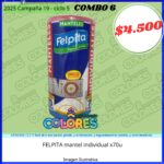 COMBO 6 - FELPITA MANTEL INDIVIDUAL x70u