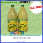 COMBO 9 - 2 ESPADIN LAVANDINA x2L