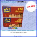 COMBO 11 - 2 EL COLOSO FOSFOROS x220u