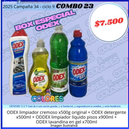 COMBO 23 - BOX ESPECIAL ODEX