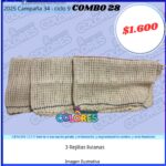 COMBO 28 - 3 REJILLAS LIVIANAS
