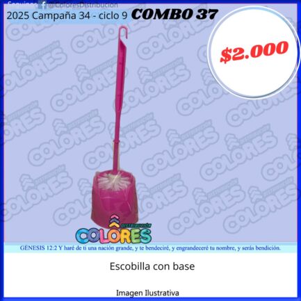 COMBO 37 - ESCOBILLA CON BASE