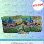 COMBO 20 - 2 ROMYL LANA DE ACERO x10 ROLLITOS