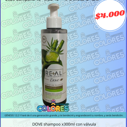 COMBO 21 - DOVE SHAMPOO x300ml CON  VÁLVULA