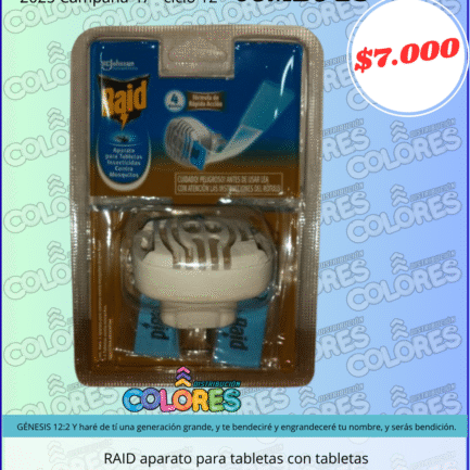 COMBO 23 - RAID APARATO PARA TABLETAS CON TABLETAS