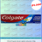 COMBO 25 - COLGATE PASTA DENTAL ORIGINAL ANTICARIES x180g