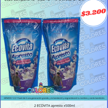 COMBO 31 - 2 ECOVITA APRESTO x500ml