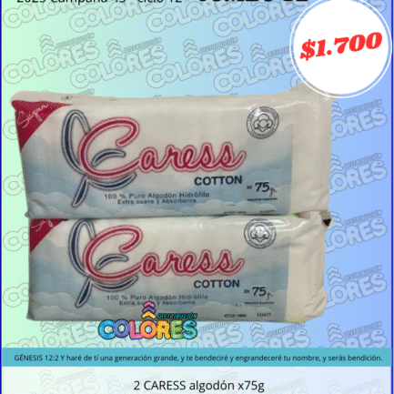 COMBO 32 - 2 CARESS ALGODÓN x75g