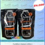 COMBO 34 - PLUSBELLE SHAMPOO x300ml + PLUSBELLE ACONDICIONADOR x300ml