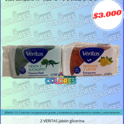 COMBO 38 - 2 VERITAS JABÓN GLICERINA