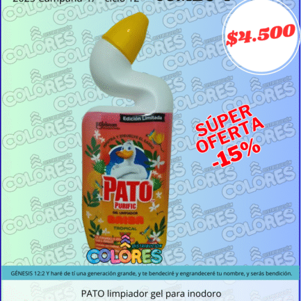 COMBO 4 - PATO LIMPIADOR GEL PARA INODORO