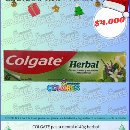 COMBO 1 - COLGATE PASTA DENTAL x140g HERBAL