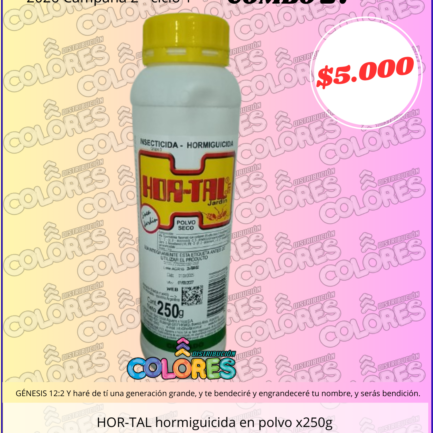 COMBO 27 - HOR-TAL HORMIGUICIDA EN POLVO x250g