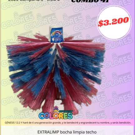 COMBO 41 - EXTRALIMP BOCHA LIMPIA TECHO