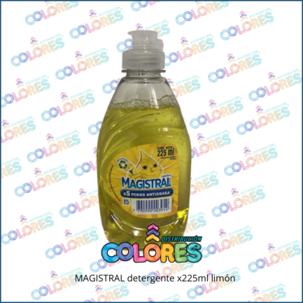 COMBO 5 A - MAGISTRAL DETERGENTE x225ml LIMÓN