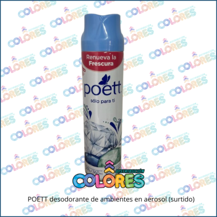 COMBO 7 A - POETT DESODORANTE DE AMBIENTES AEROSOL SURTIDOS