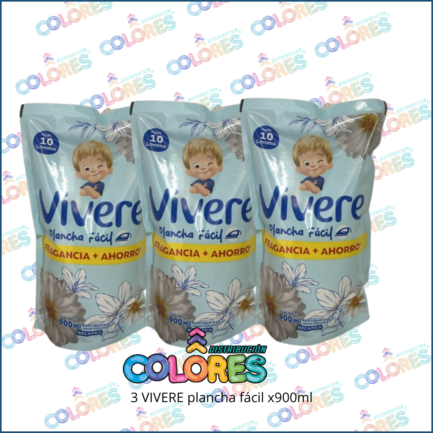 COMBO 8 B - 3 VIVERE PLANCHA FÁCIL x900ml