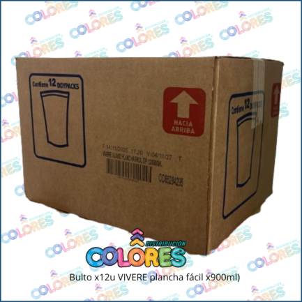 COMBO 8 C - BULTO x12u VIVERE PLANCHA FÁCIL x900ml