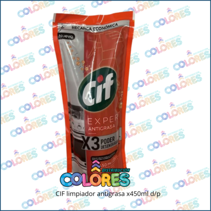 COMBO 9 A - CIF LIMPIADOR ANTIGRASA x450ml
