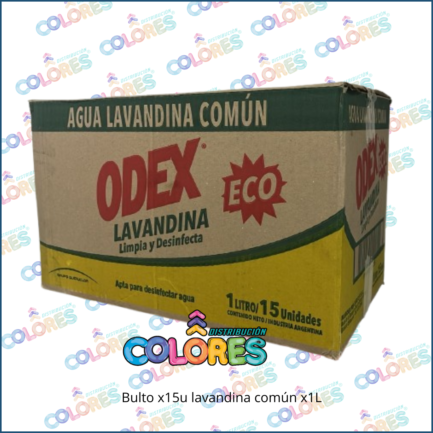 COMBO 13 C - BULTO x15u ODEX LAVANDINA COMÚN x1L