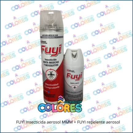 COMBO 16 - FUYI INSECTICIDA AEROSOL MMM + FUYI REPELENTE AEROSOL