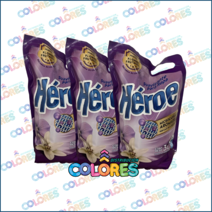 COMBO 10 B -  3 HÉROE SUAVIZANTE x3L
