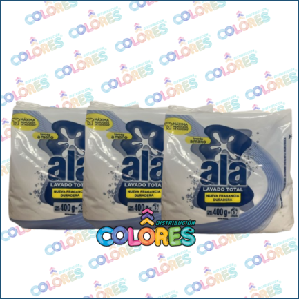 COMBO 3 B - 3 ALA JABÓN EN POLVO x400g LAVADO A MANO