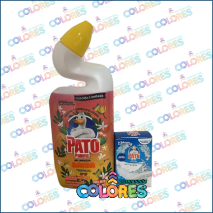 COMBO 23 - PATO GEL INODORO + PATO REPUESTO CANASTA