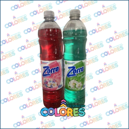 COMBO 12 - 2 ZORRO LIMPIADOR LÍQUIDO x900ml FRAGANCIAS SURTIDAS