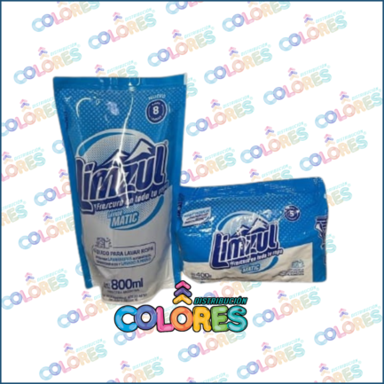 COMBO 21 - LIMZUL JABÓN LÍQUIDO x800ml + LIMZUL JABÓN EN POLVO x400g MATIC