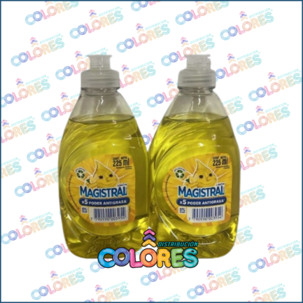 COMBO 2 - 2 MAGISTRAL DETERGENTE x225ml LIMÓN