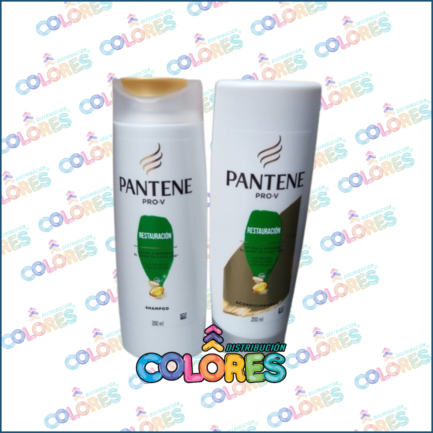 Pantene shampoo + Pantene acondicionador x200ml restauración