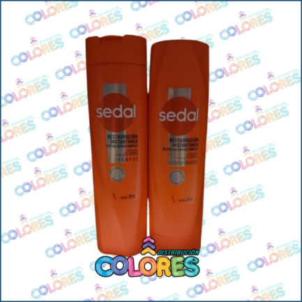 Sedal shampoo + Sedal acondicionador x340ml Restauración instantánea