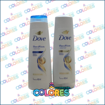 Dove shampoo + Dove acondicionador x400ml