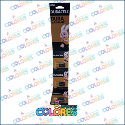 COMBO 34 B - 1 CARTEL x3 Pack DURACELL PILA AAA x2u