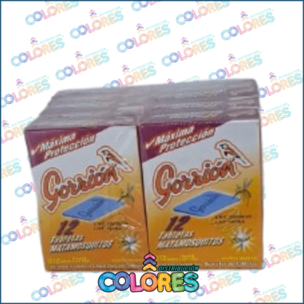 COMBO 14 C -1 BULTO x10u GORRIÓN TABLETAS x12u