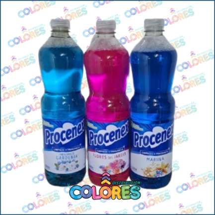 COMBO 3 B - 3 PROCENEX LIMPIADOR LIQUIDO x900ml FRAGANCIAS SURTIDAS