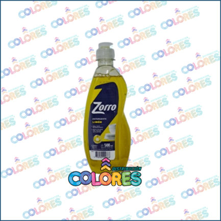 COMBO 2 A - ZORRO DETERGENTE x500ml LIMÓN