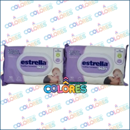 COMBO 29 - 2 ESTRELLA TOALLITAS HÚMEDAS RELAJANTE x50u