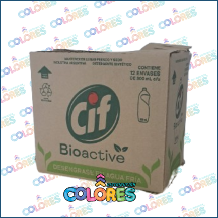 COMBO 4 C - 1 BULTO x12u CIF DETERGENTE x300ml LIMÓN-LIMA SURTIDOS