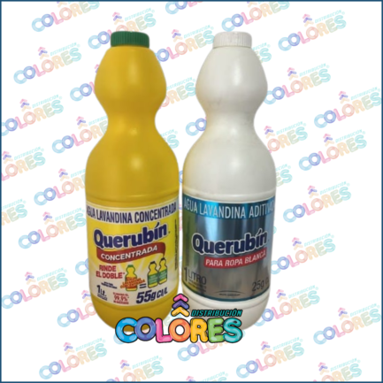 COMBO 1 - QUERUBIN LAVANDINA CONCENTRADA x1L + QUERUBIN LAVANDINA ROPA BLANCA x1L