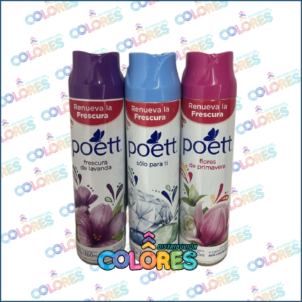 COMBO 6 B - 3 POETT AEROSOL DESINFECTANTE SURTIDOS