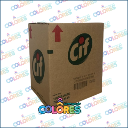 COMBO 1 C - BULTO x12u CIF LIMPIADOR CREMOSO ORIGINAL x750g