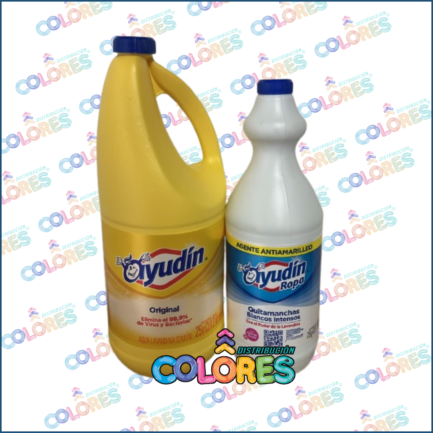 COMBO 26 - AYUDIN LAVANDINA ORIGINAL x2L + AYUDIN LAVANDINA ROPA BLANCA x1L